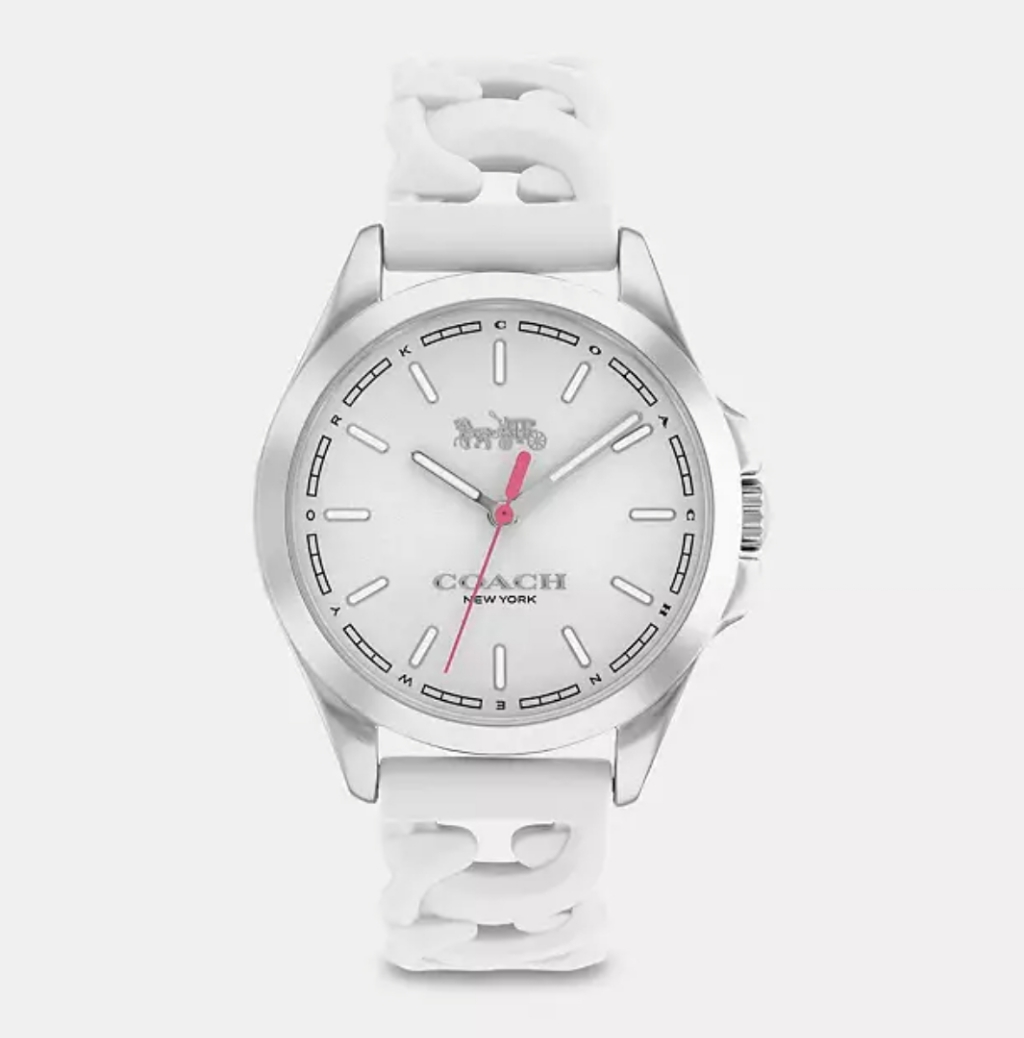 New Libby Watch  34 Mm Womens Size White